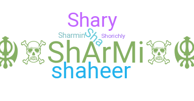 Nickname - Sharmi