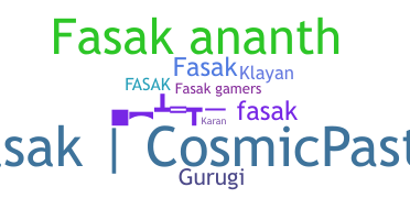 Nickname - fasak