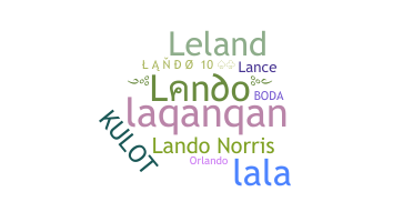 Nickname - Lando