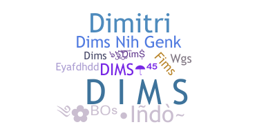Nickname - DimS
