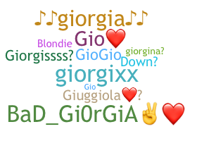 Nickname - Giorgia