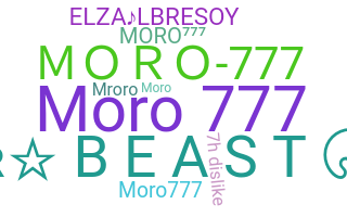 Nickname - MORO777