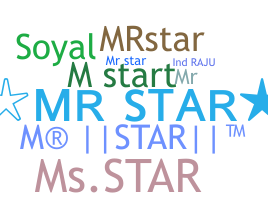 Nickname - MrStaR