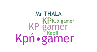 Nickname - Kpgamer