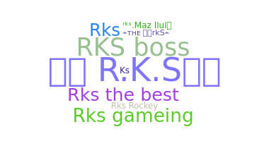 Nickname - rks