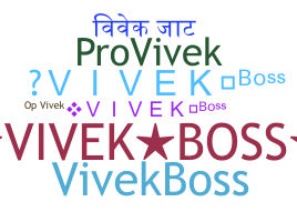 Nickname - VivekBOSS