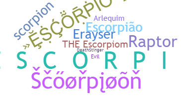 Nickname - escorpion