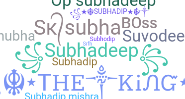 Nickname - Subhadeep
