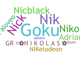 Nickname - Nikolas