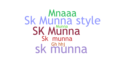Nickname - Skmunna