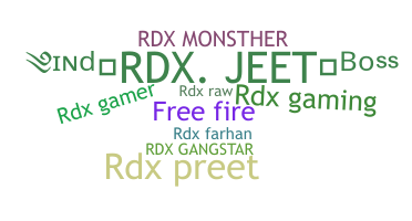 Nickname - Rdxagent