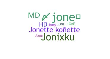 Nickname - jone