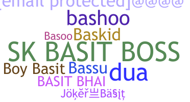 Nickname - Basit