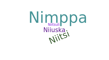 Nickname - Niia
