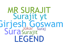 Nickname - SurajitI