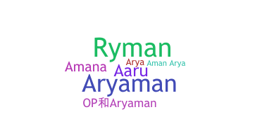 Nickname - aryaman
