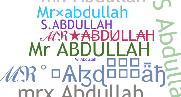 Nickname - MrAbdullah