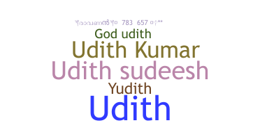 Nickname - udith