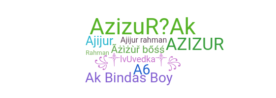 Nickname - Azizur