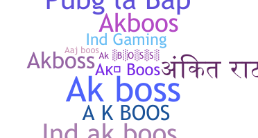 Nickname - AkBoos