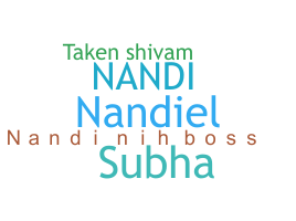Nickname - Nandi