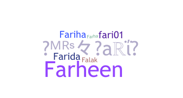 Nickname - Fari