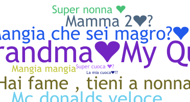 Nickname - Nonna