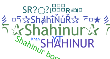 Nickname - Shahinur