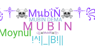 Nickname - Mubin