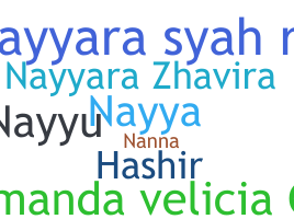 Nickname - nayyara