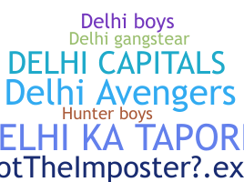 Nickname - Delhi