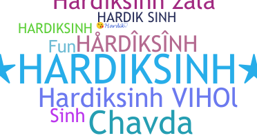 Nickname - HardikSinh