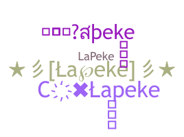Nickname - Lapeke