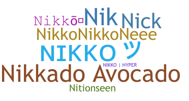 Nickname - Nikko