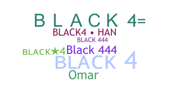 Nickname - BLACK4
