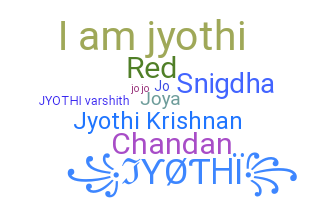 Nickname - Jyothi