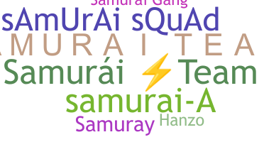 Nickname - SamuraiTeam