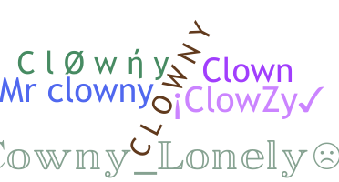 Nickname - clowny