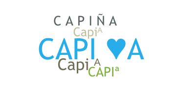Nickname - Capia