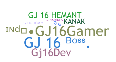 Nickname - GJ16