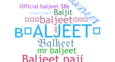 Nickname - Baljeet