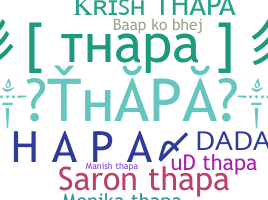 Nickname - Thapa