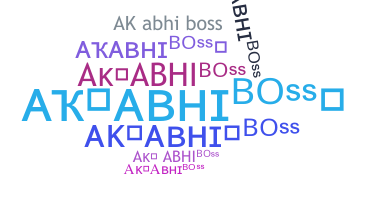 Nickname - Akabhiboss
