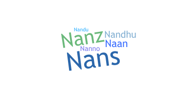 Nickname - Nandana