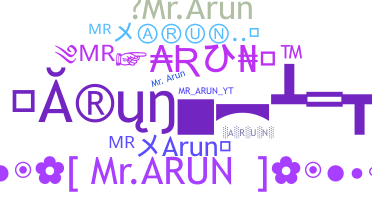 Nickname - MRARUN