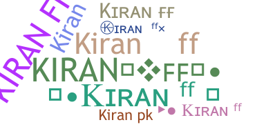 Nickname - KIRANFF