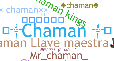 Nickname - Chaman