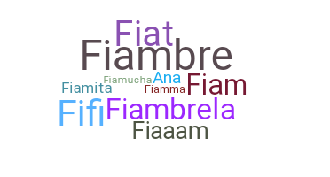 Nickname - FiaMMa