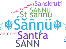 Nickname - Sannu