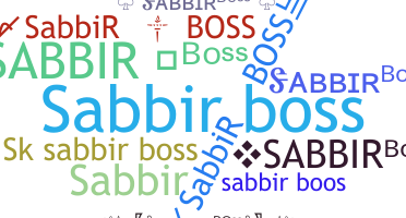 Nickname - sabbirBoss